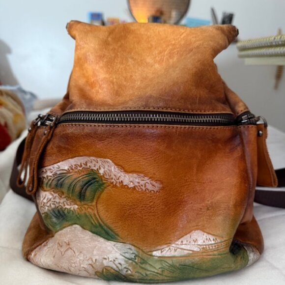 Handbags - LEATHER OCEAN BACKPACK